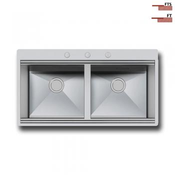 FOSTER@1019.050 Vasche MILANO 97.2V.FT / Inox