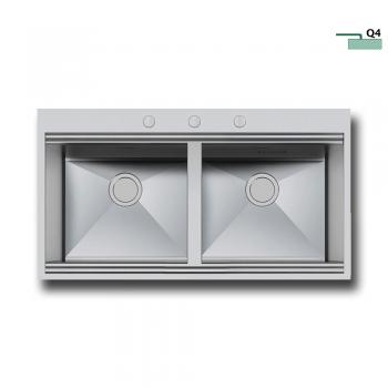 FOSTER@1020.050 Vasche MILANO 97.2V.Q4 / Inox