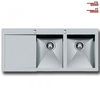 FOSTER@1228.051 Vasche QUADRA 116.2V.FT / Inox.D