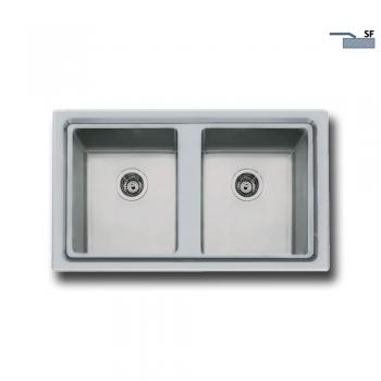 FOSTER@2283.050 Vasche KE 87.2V.SF / Inox