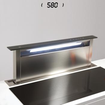 SIRIUS SDD2LTC/XBK/EM/58 Downdraft Filo / Nero