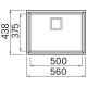 ELLECI LMK10573BSO Lavello KARISMA 105 / Titanium