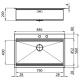 FOSTER@1025.050 Vasca MILANO 79.1V.Q4 / Inox