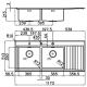 FOSTER@4503.051 Vasche STRIPE 117.2V.SF / Inox.D