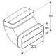 SIEMENS HZ9VDSB2 Curva 90° Verticale Profondità 70